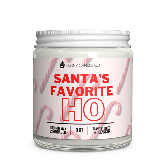Santa's Favorite Ho Candle- 9 oz